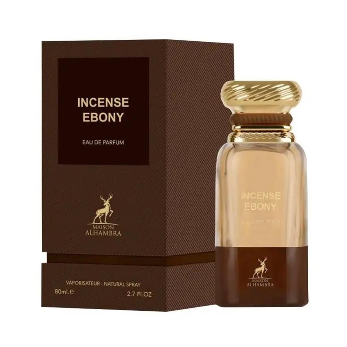 Maison Alhambra Incense Ebony Eau De Parfum 80Ml Vaporizador